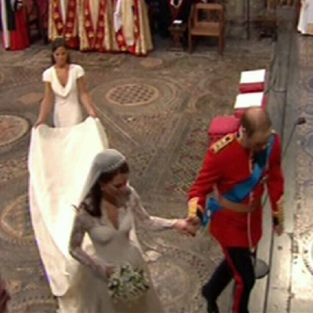 Will and Kate at the Altar