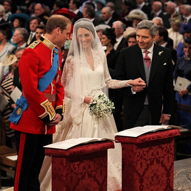 Will and Kate at the Altar