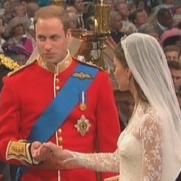 Will and Kate at the Altar