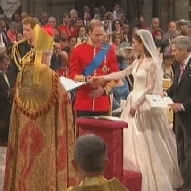 Will and Kate at the Altar