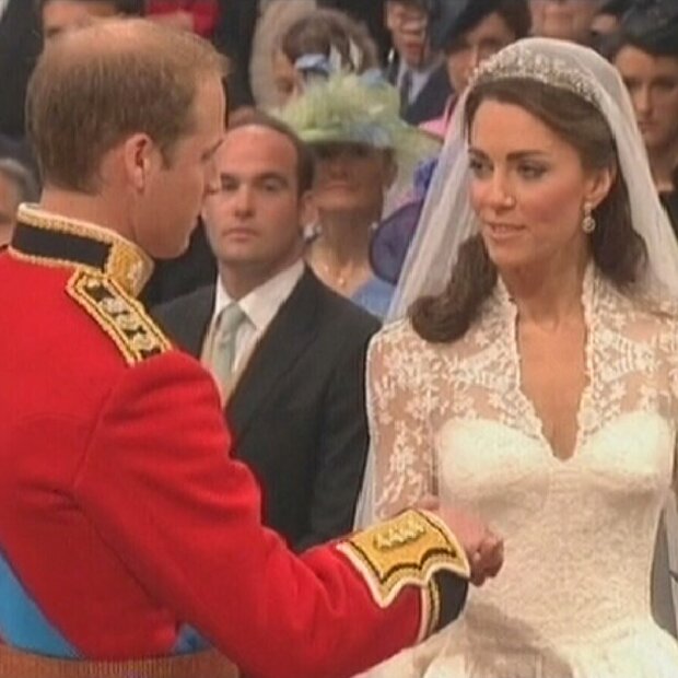 Will and Kate at the Altar