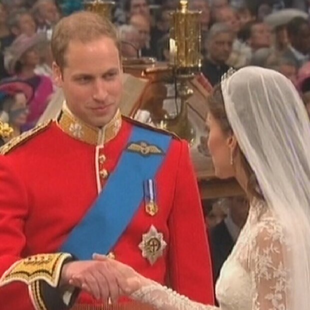 Will and Kate at the Altar