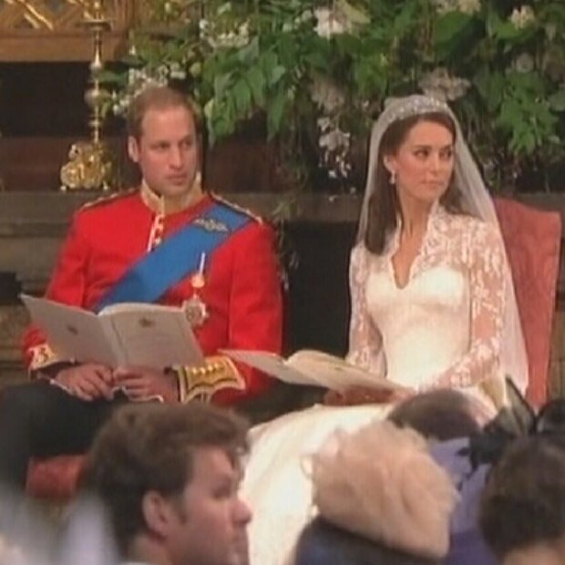 Will and Kate at the Altar