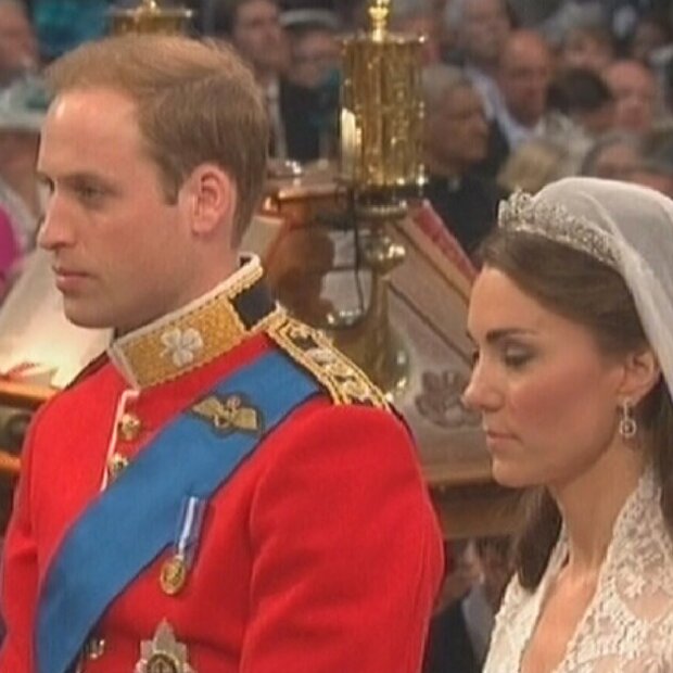 Will and Kate at the Altar