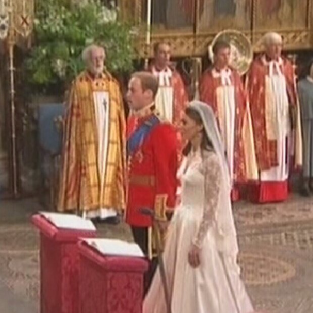 Will and Kate at the Altar