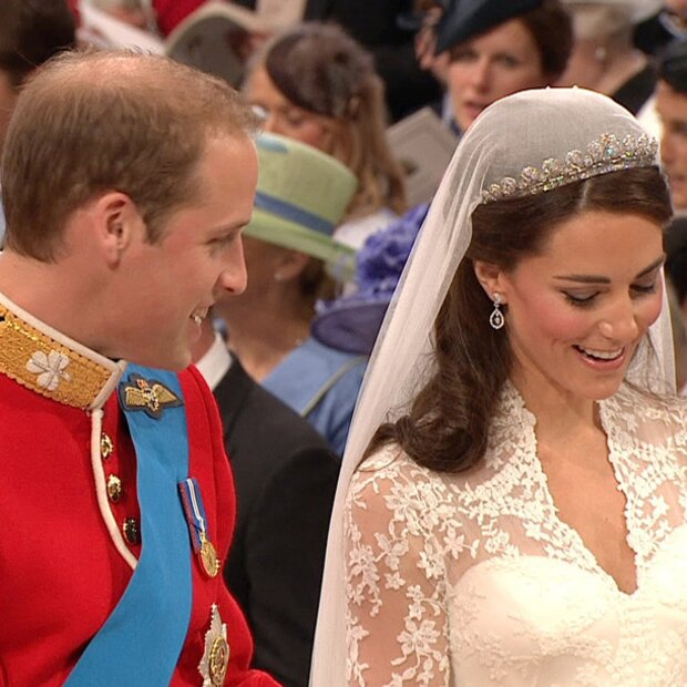 Will and Kate at the Altar