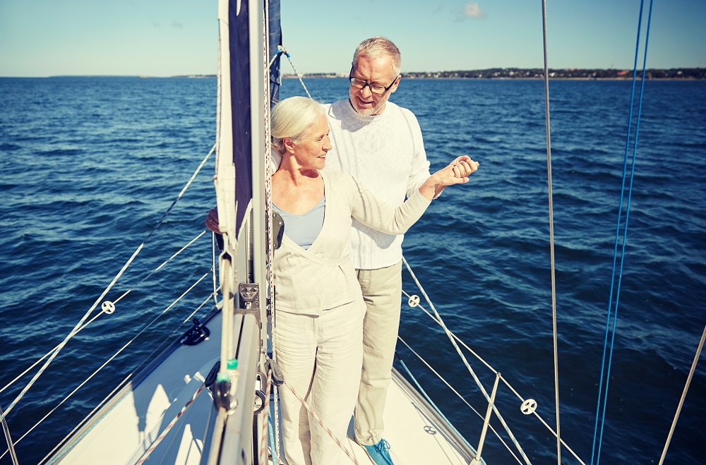 Pair of Hand in Hand on a sailing ship