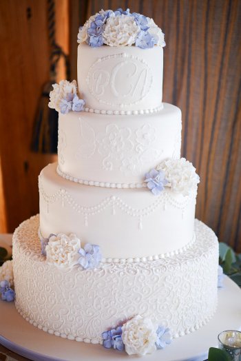 Flowers Wedding Cake