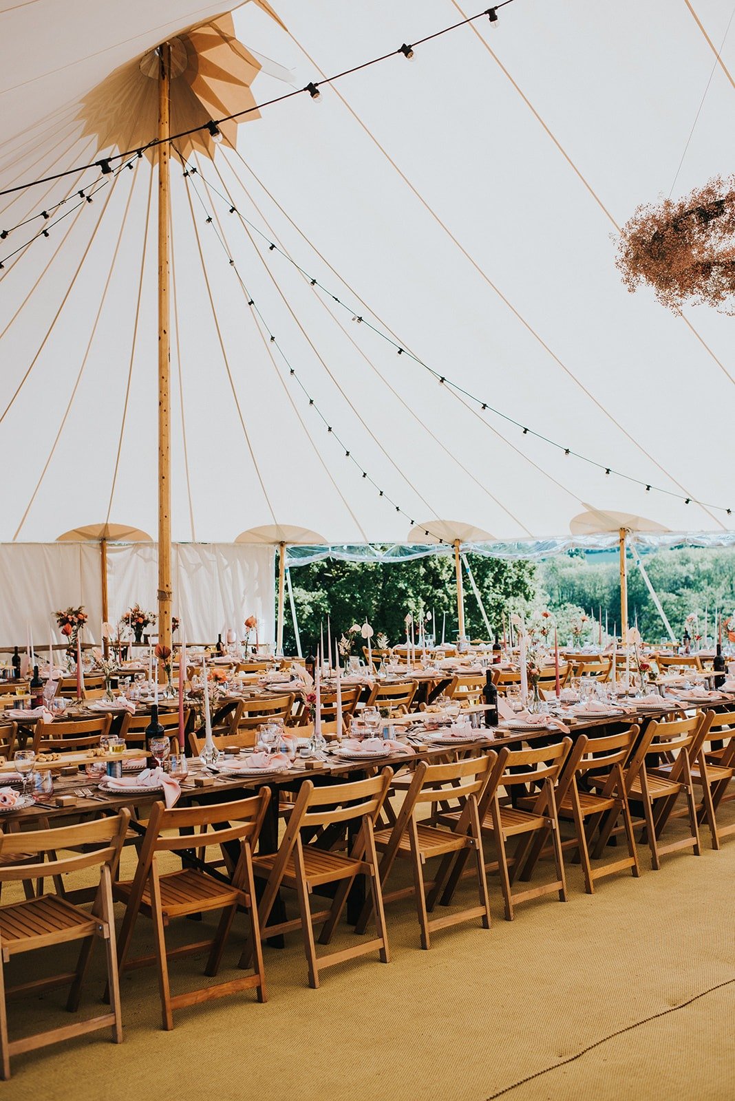 tent wedding decor