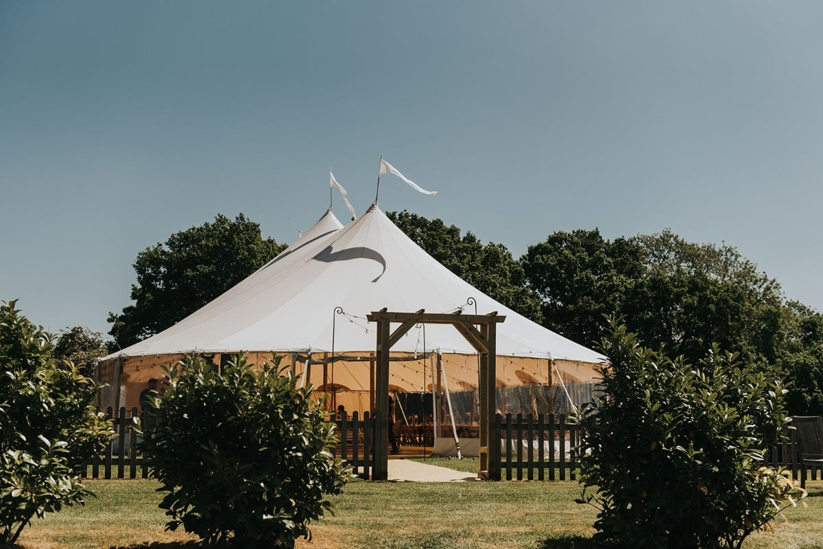 tent wedding