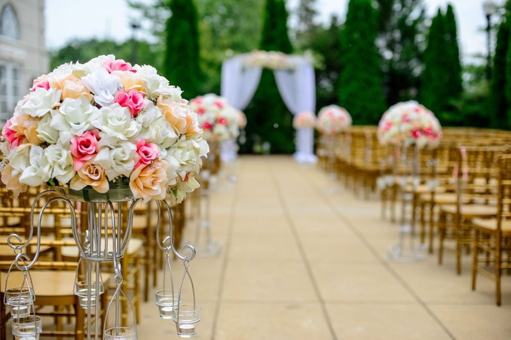 Decorations for the wedding ceremony