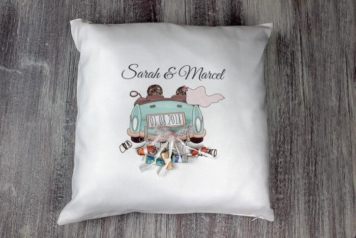 Money Gift Wedding Pillow Wedding Car