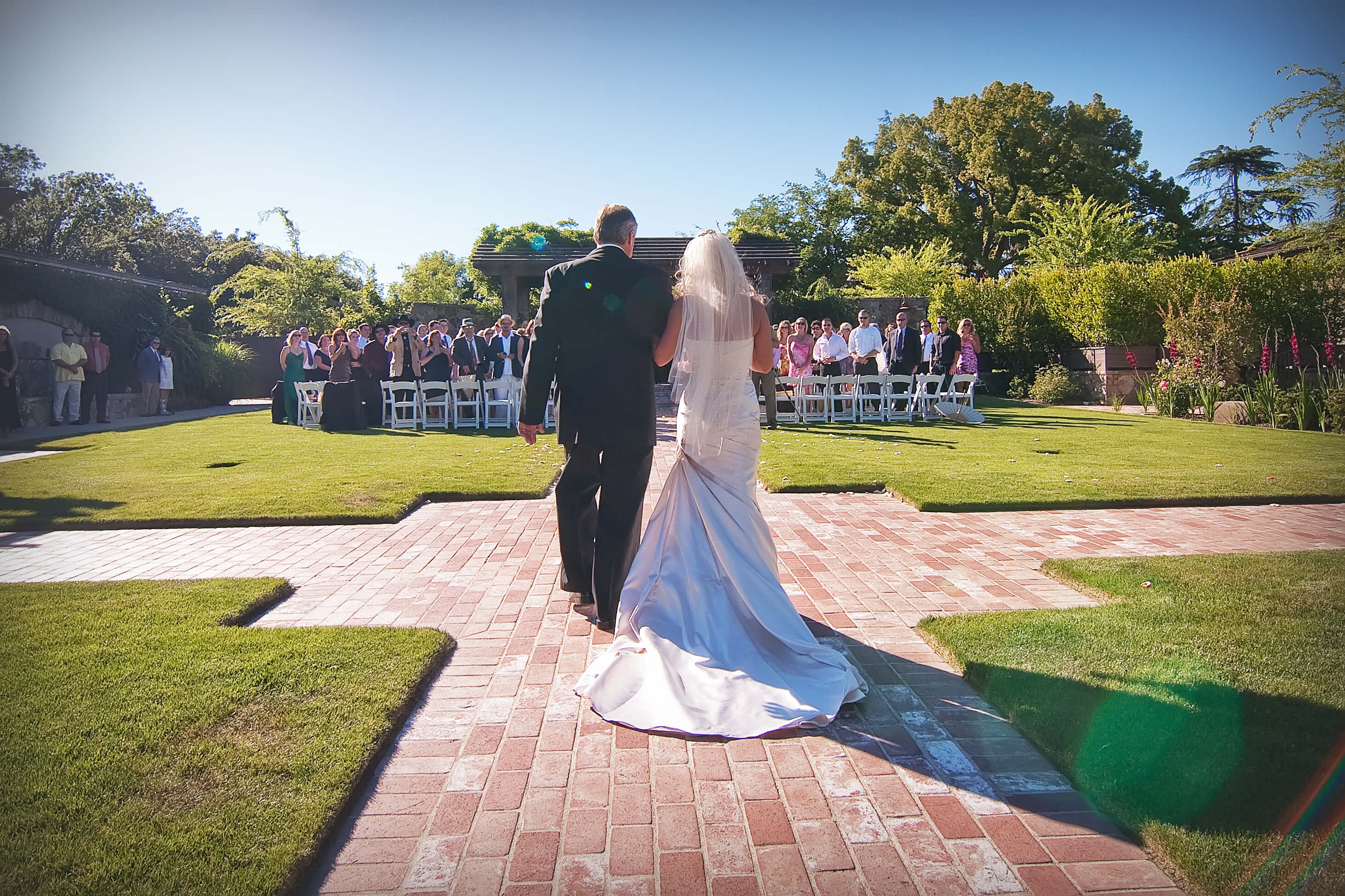 Father of the bride, the bride