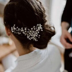 Gypsophila Bridal Hairstyle