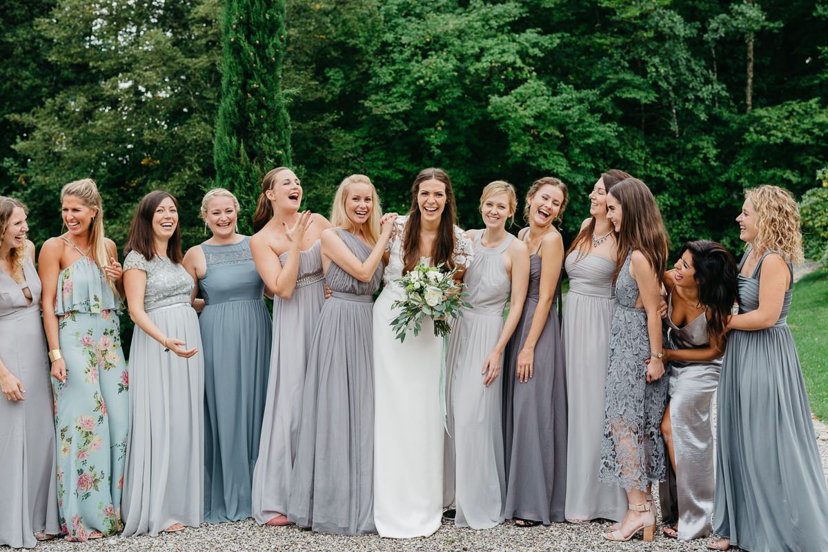 The bride with her Friends a photo