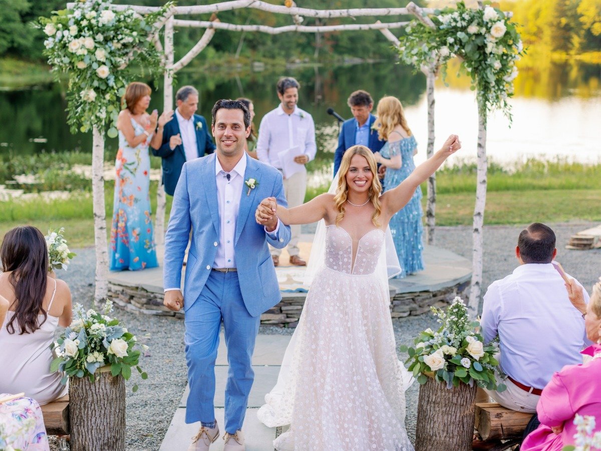 blue suit for groom