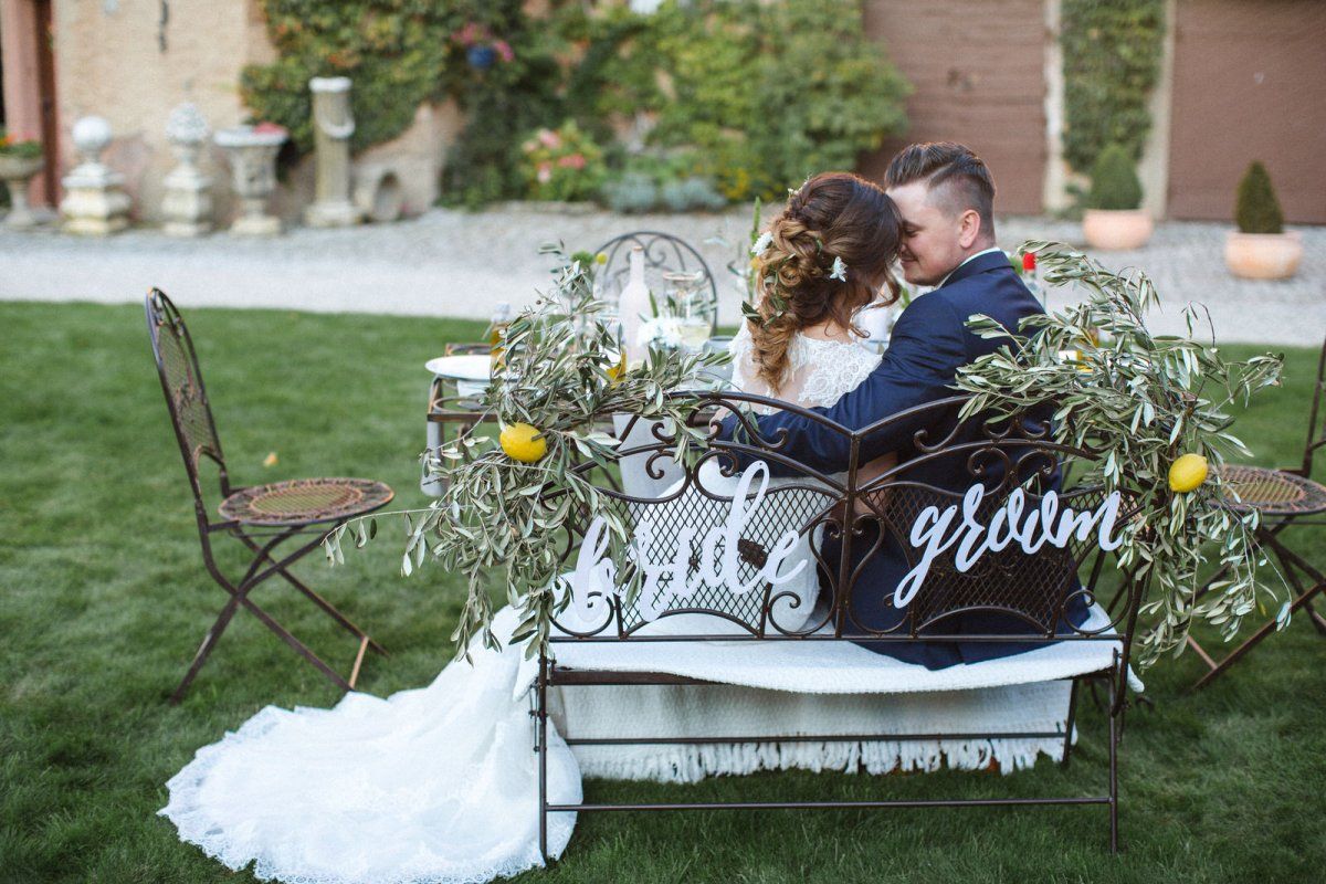 Wedding couple is enjoying the togetherness after the Ceremony