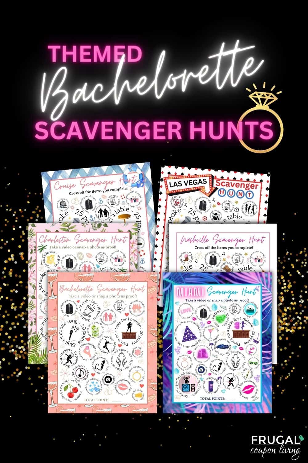 printable bachelorette party scavenger hunt ideas