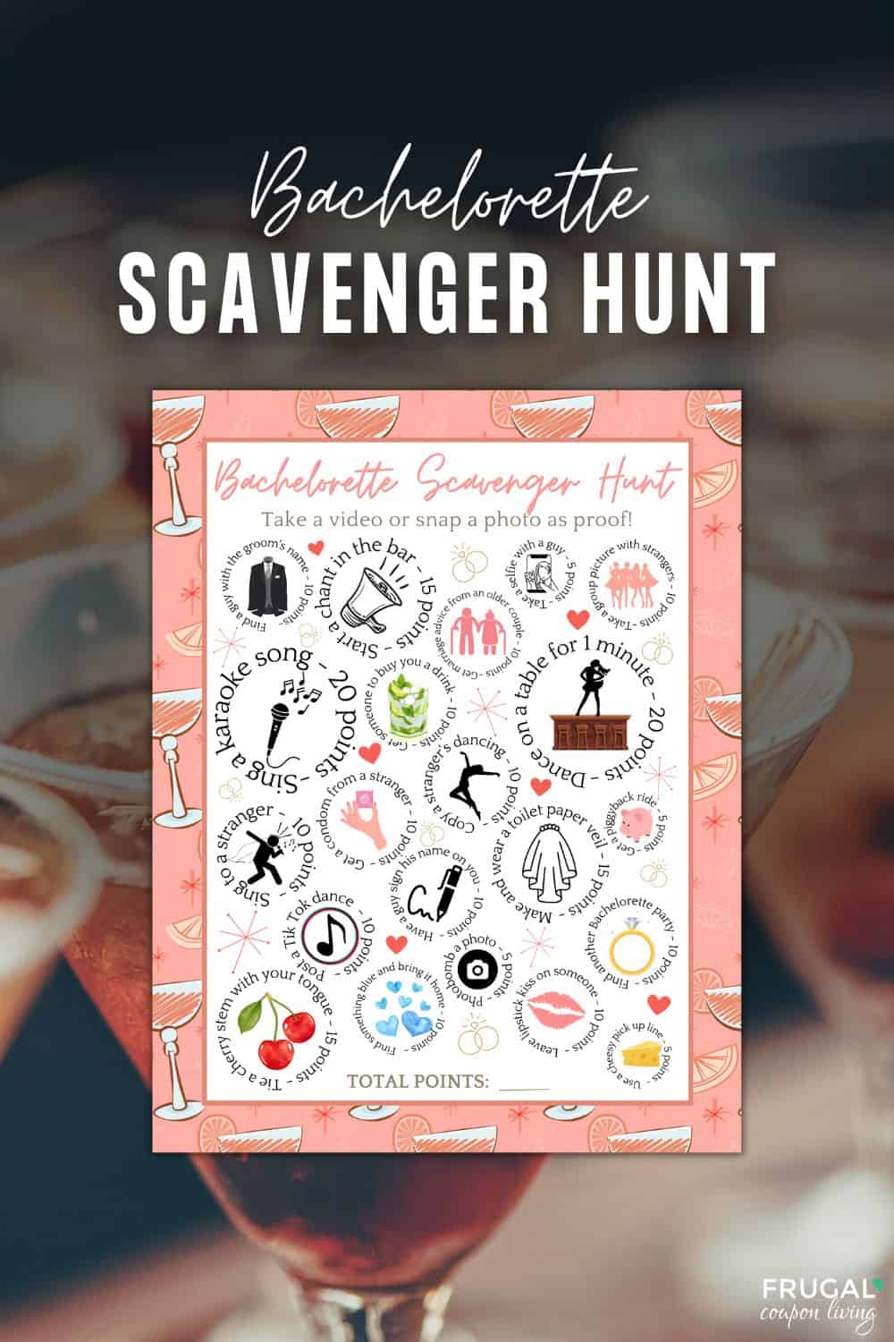 printable bachelorette scavenger hunt bar crawl 