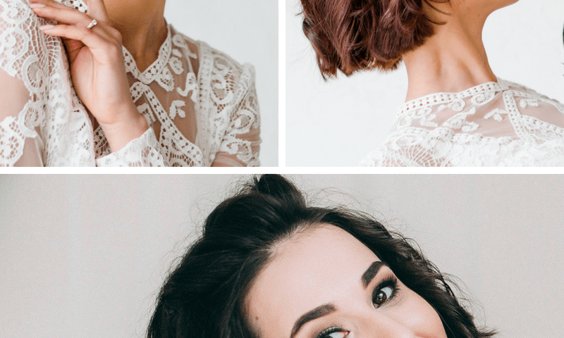 Short hair updo hairstyles for weddings