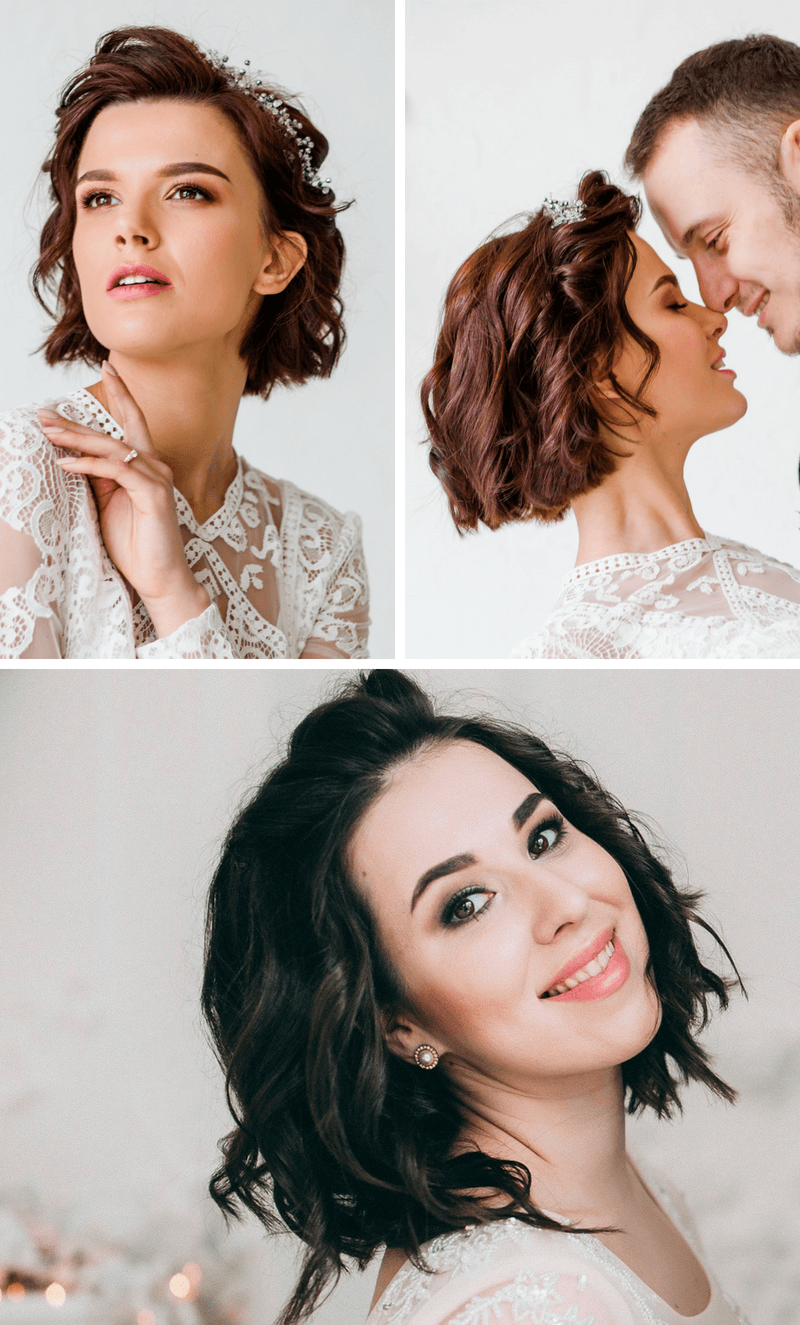 Short hair updo hairstyles for weddings