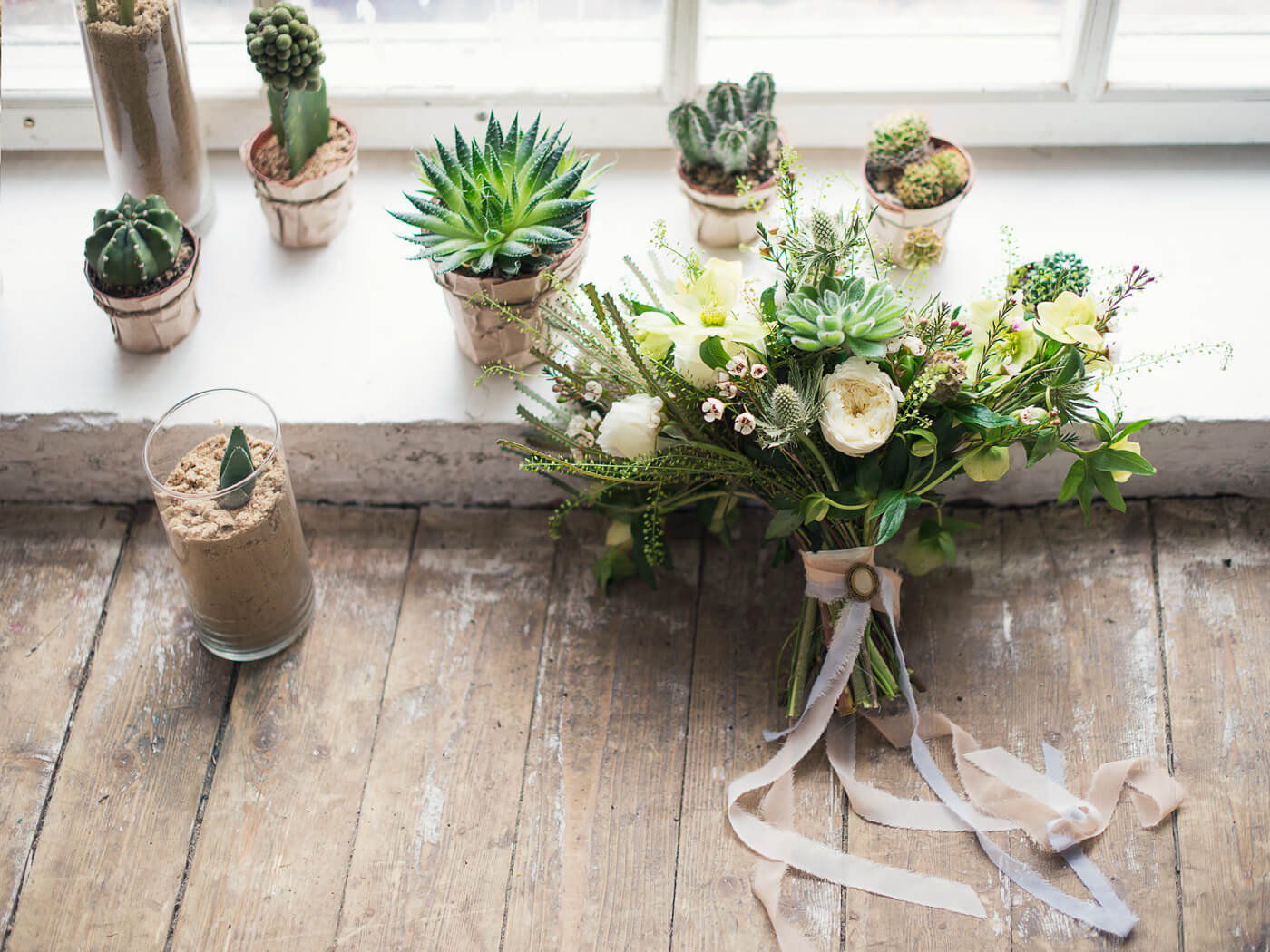 Wedding Bouquet Succulents