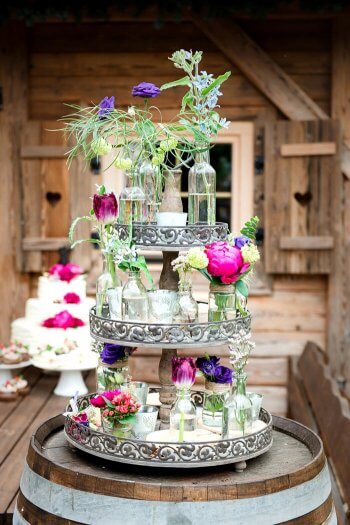 Flower Cake Stand