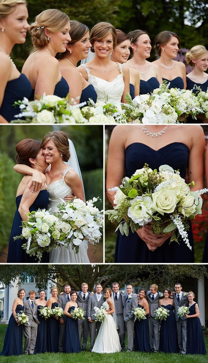 Christian wedding the bridesmaids