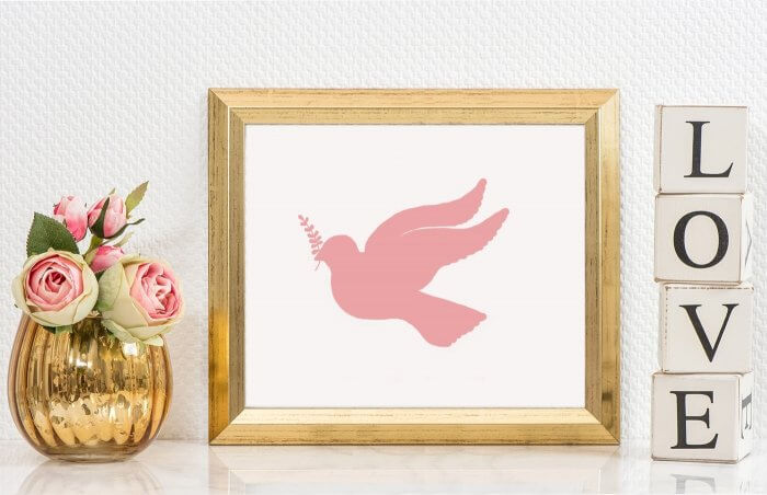 Christian symbols dove