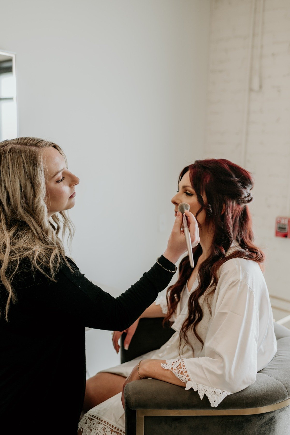 natural wedding hair half up