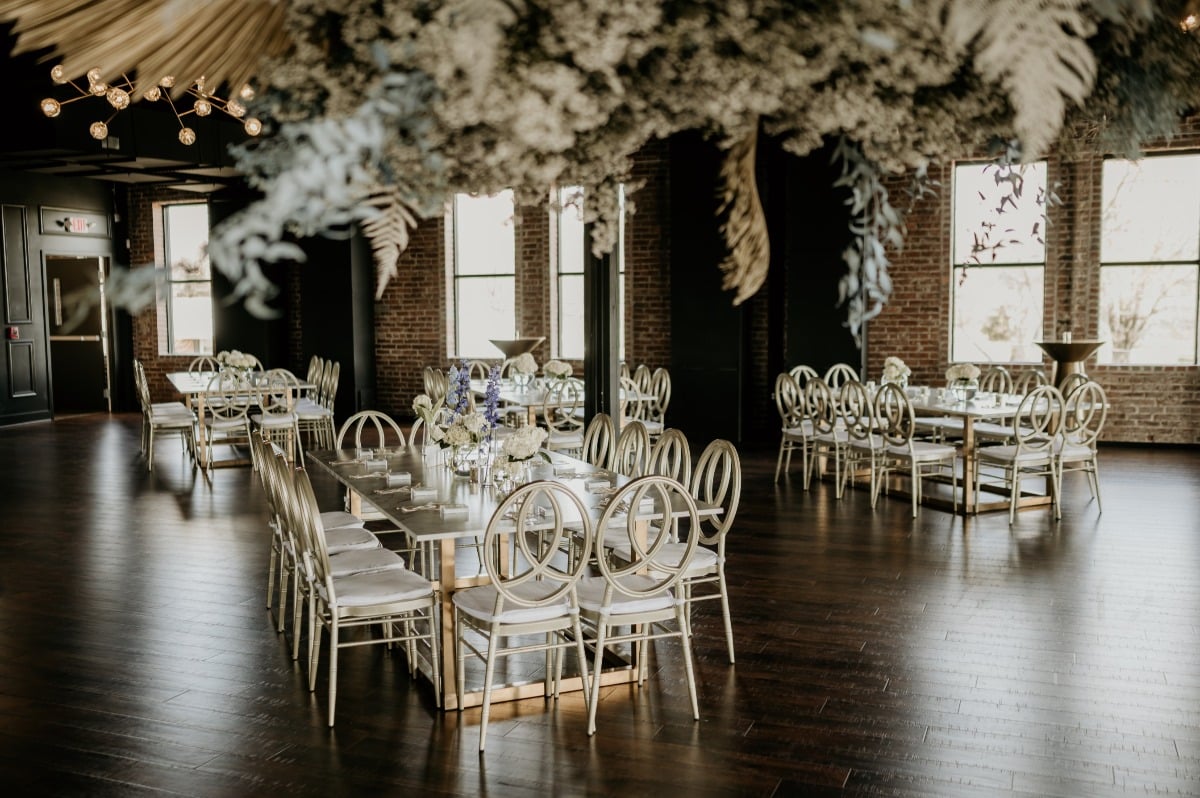 repurpose chairs from ceremoyn to reception