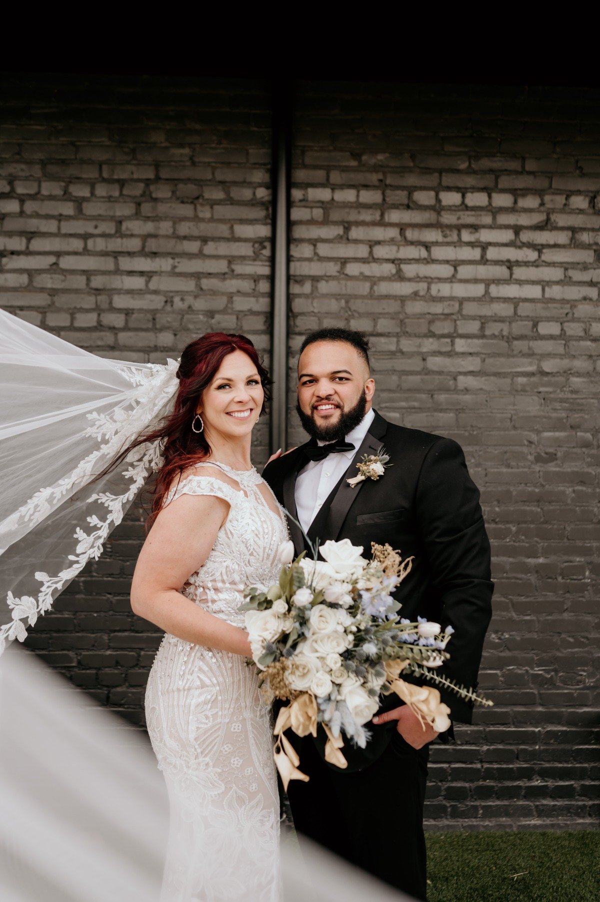 embroidered wedding dress