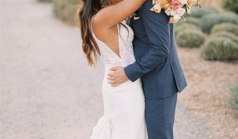 This bride’s smile and happiness is infectious at her garden wedding