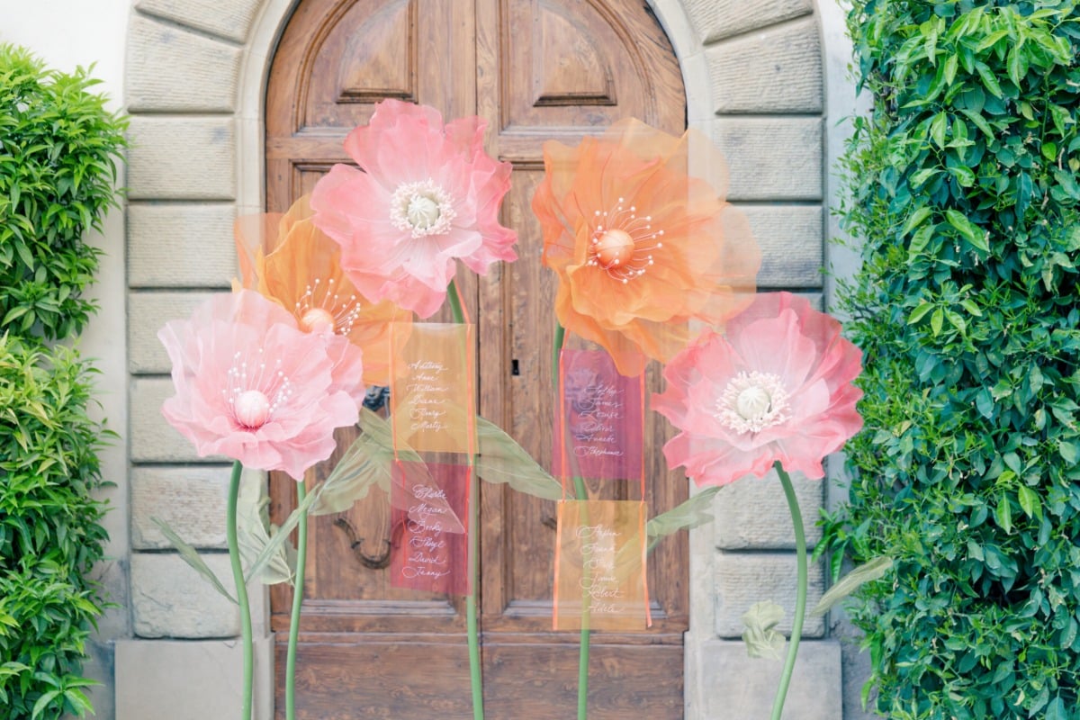 sheer handcrafted flowers