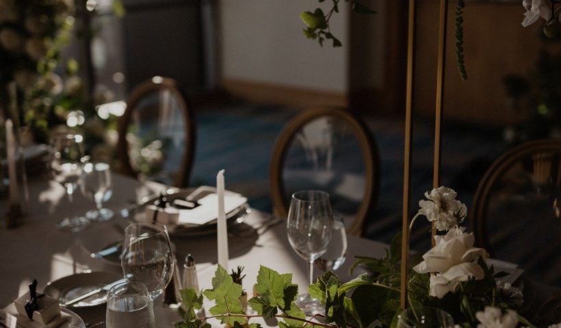 This modern & elegant wedding had not one, but three venues!