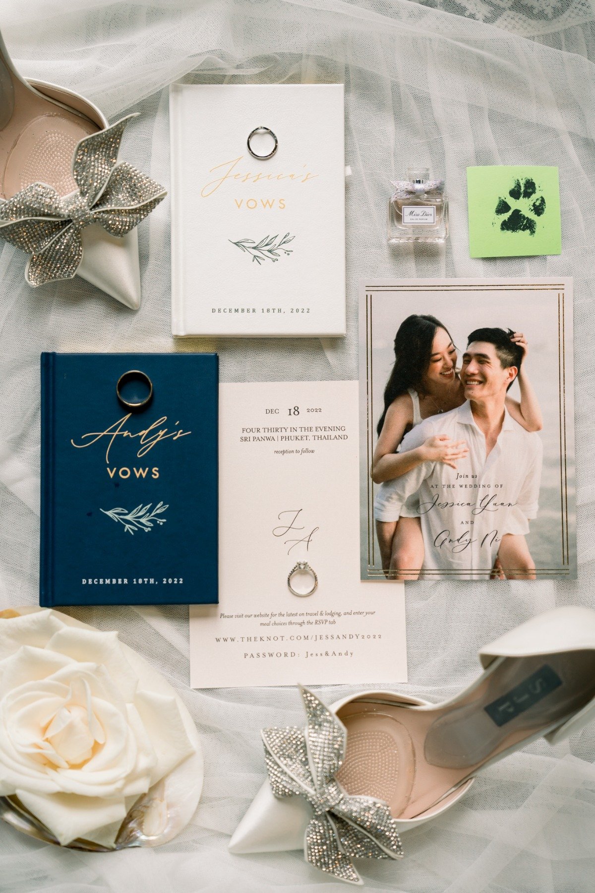 custom photo wedding stationery