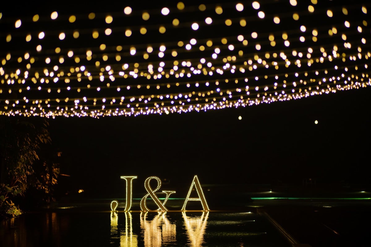 large light-up letters