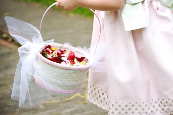 Basket Of Flowers Wedding