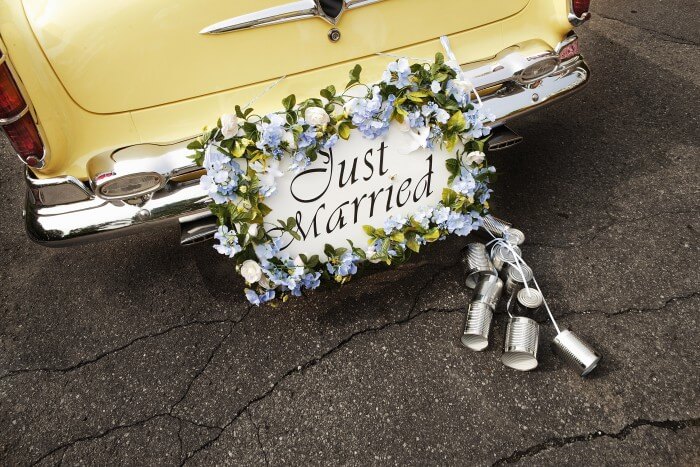 Car Just married