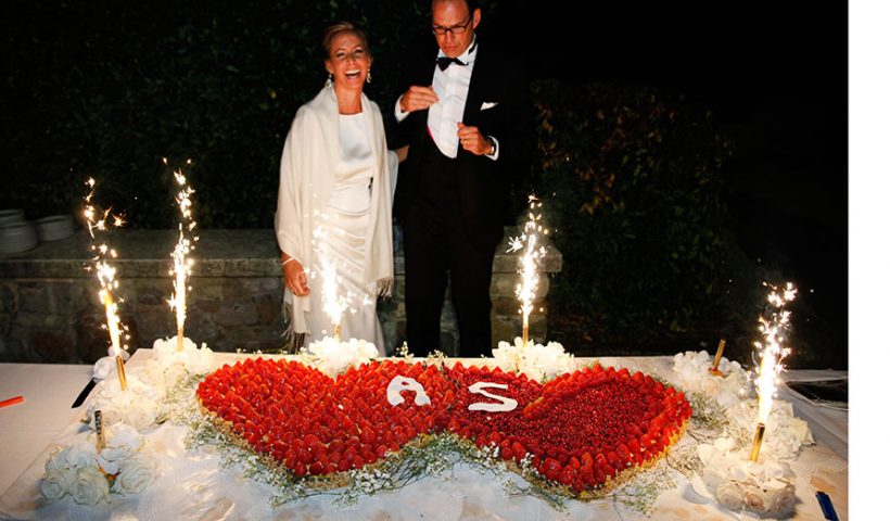 Wedding cake in italy