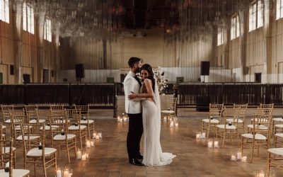 Kathi & Kevin – A Industrial Chic wedding with strong contrasts in Black and earth tones