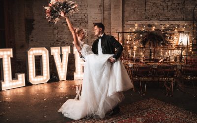 Industrial Romance meets Boho – A romantic wedding concept in Industrial style with Bohovibes