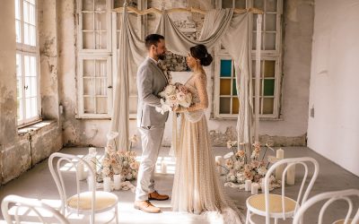 A Modern Dreamy Romance – A modern wedding in the most beautiful cream shades