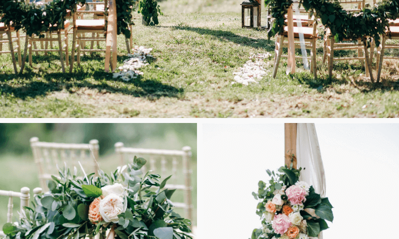 Wedding ceremony setups