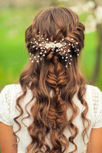 Bride hairstyles braided