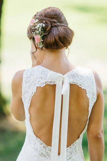 Wedding hairstyles, braided