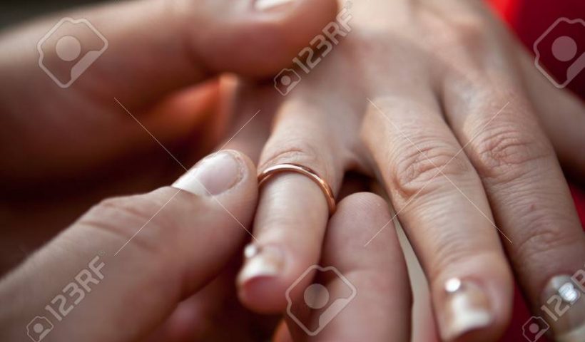 Wedding ring vows