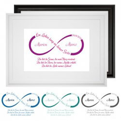 Wedding gift personalised pictures