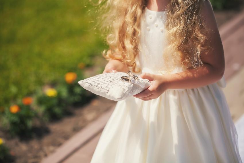 Child ring bearer - ring exchange