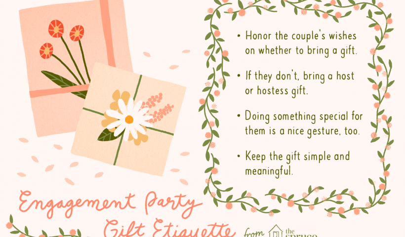 What is an engagement party etiquette